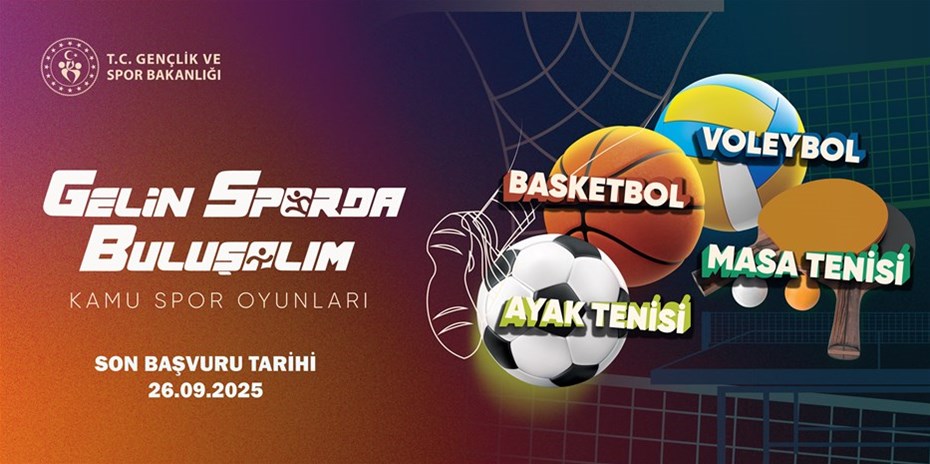 2025 Yılı 3. Kamu Spor Oyunları Başlıyor