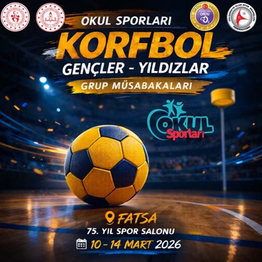 Ordu, Korfbol Grup Müsabakalarına Ev Sahipliği Yapıyor
