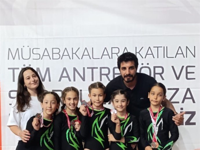 Ordu İl Karması Cimnastikte Grup İkincisi Oldu